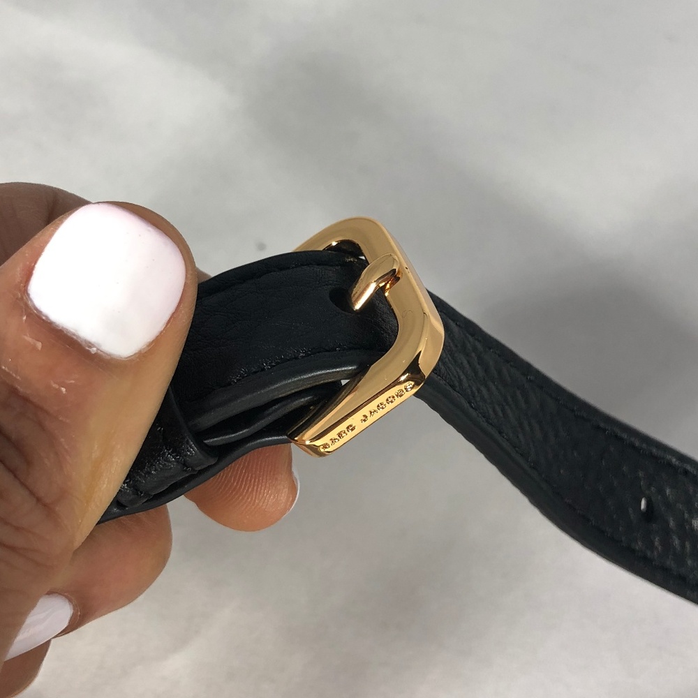 Black Leather MARC JACOBS Detachable Purse Strap